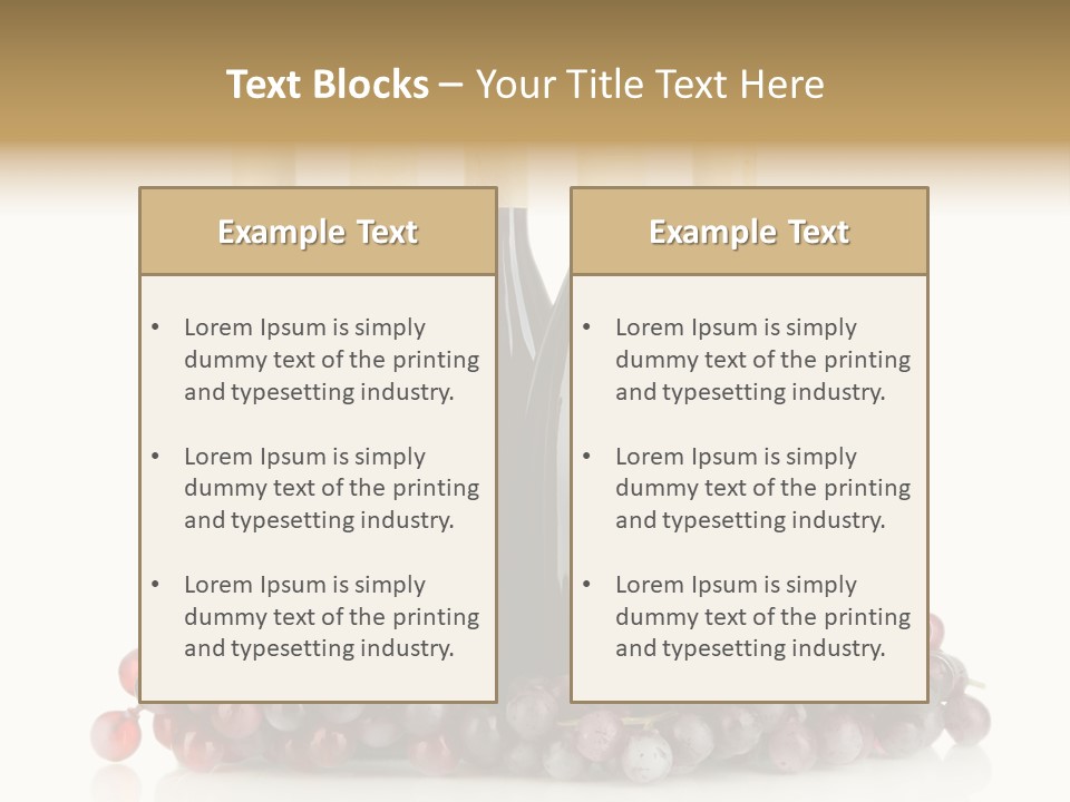 Grape Harvest Aroma PowerPoint Template