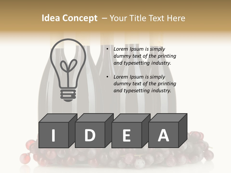 Grape Harvest Aroma PowerPoint Template