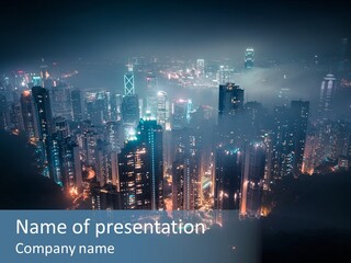 Finance Black Top PowerPoint Template