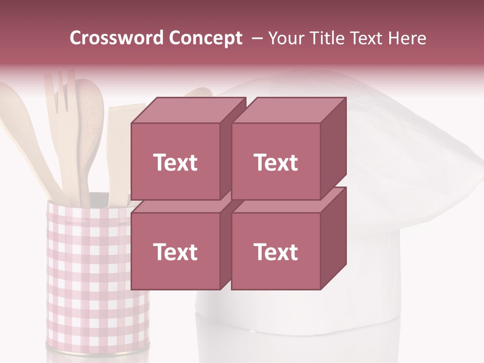 Pink Cap Necessary PowerPoint Template