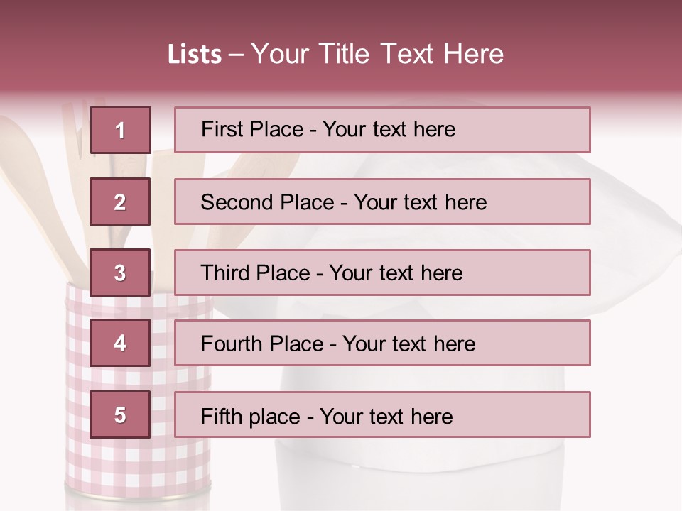 Pink Cap Necessary PowerPoint Template