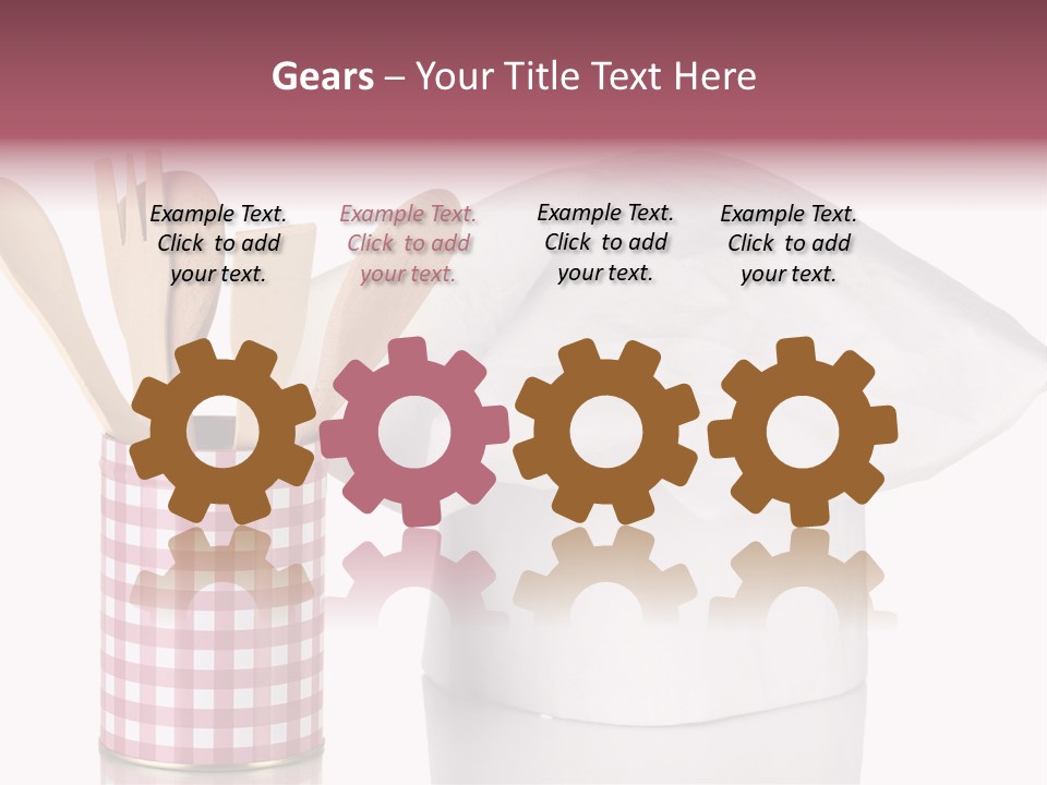 Pink Cap Necessary PowerPoint Template