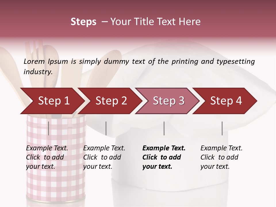 Pink Cap Necessary PowerPoint Template