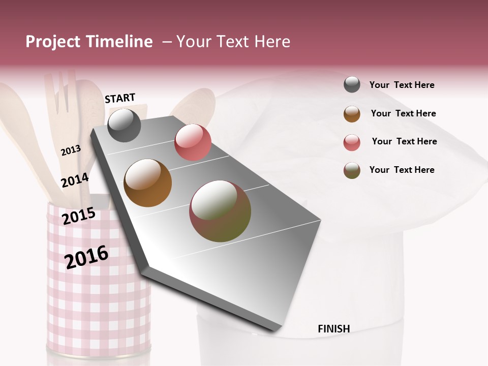 Pink Cap Necessary PowerPoint Template