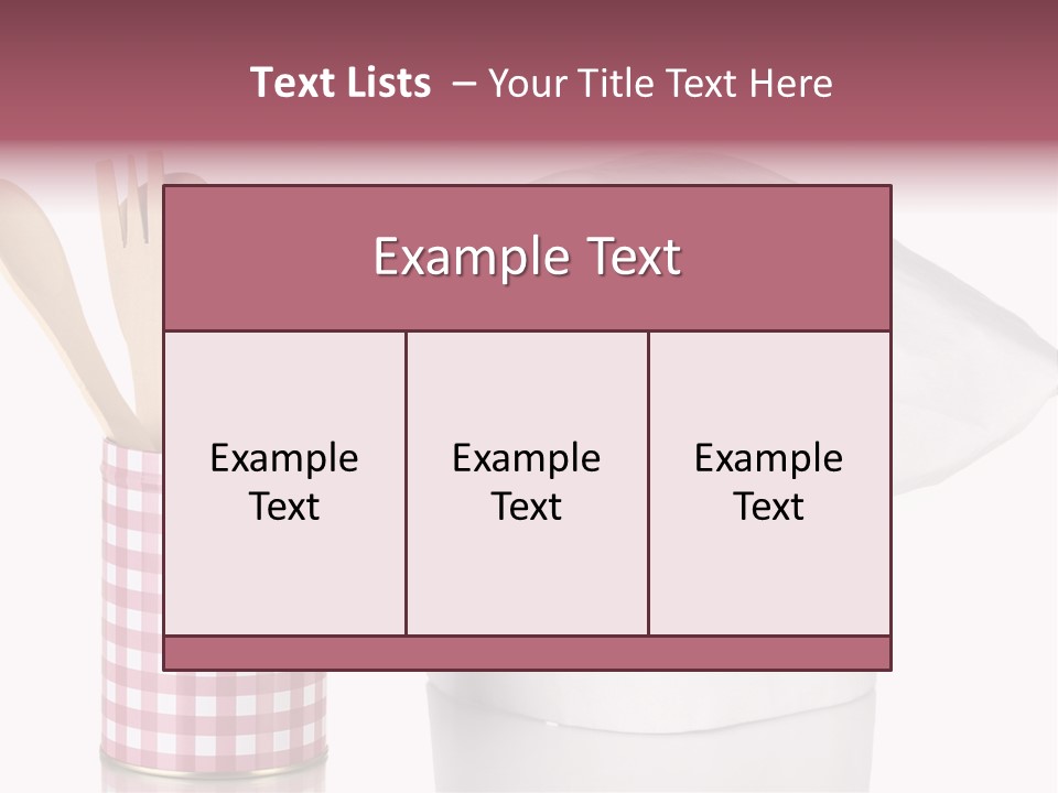 Pink Cap Necessary PowerPoint Template
