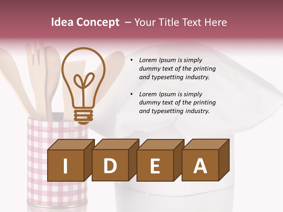 Pink Cap Necessary PowerPoint Template