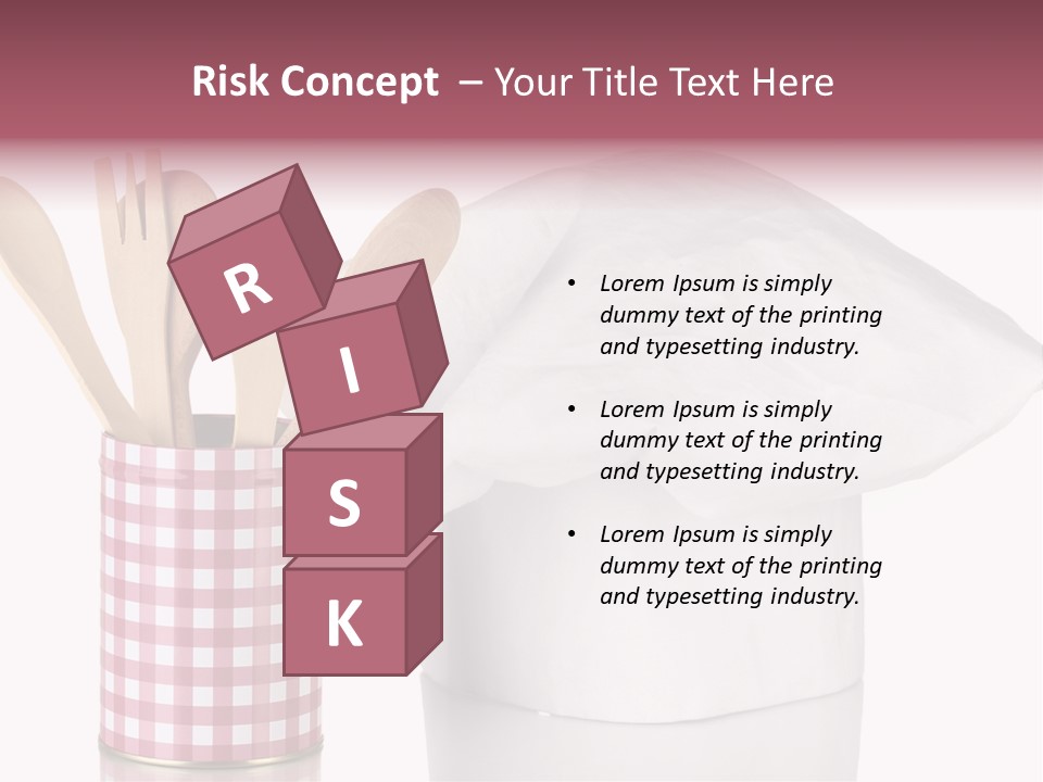 Pink Cap Necessary PowerPoint Template