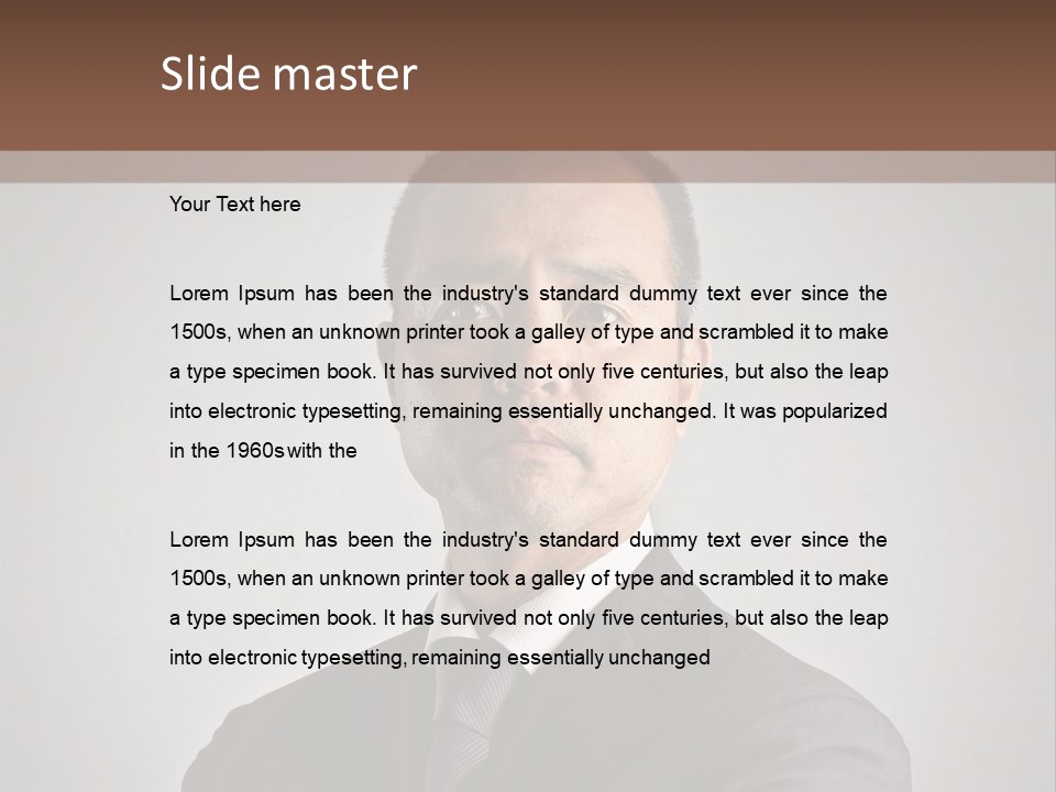 Business Disappointment Delusion PowerPoint Template