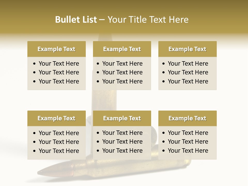 Missile Ball Calibre PowerPoint Template