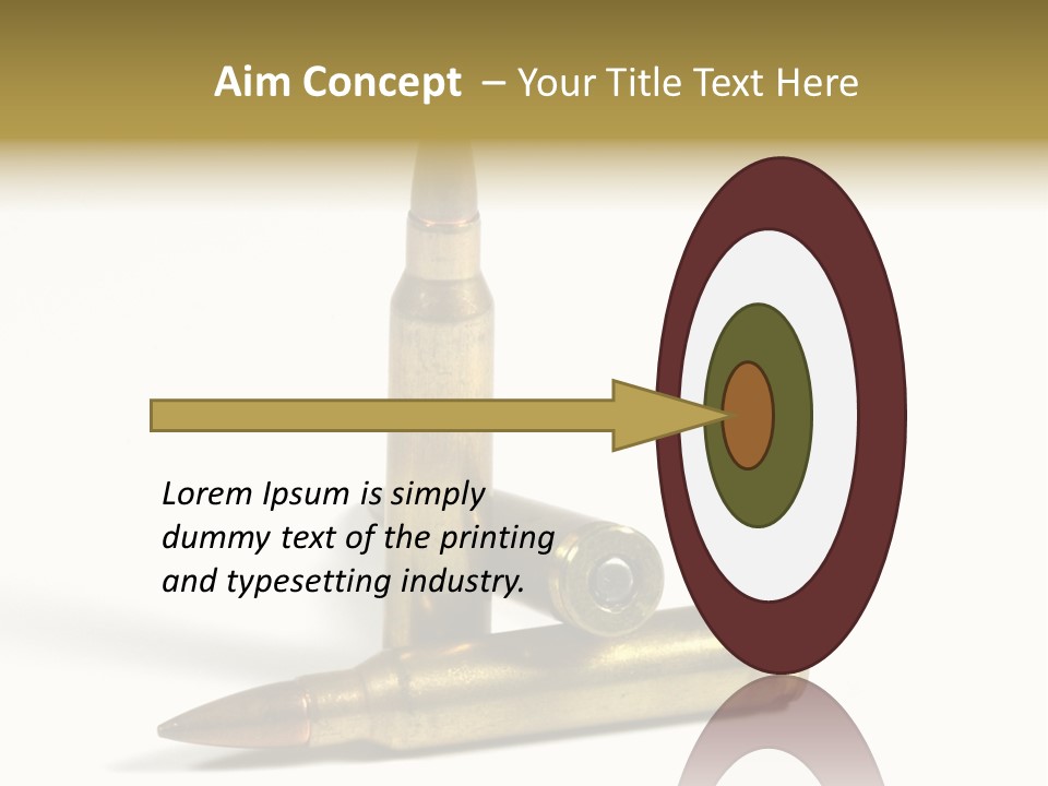 Missile Ball Calibre PowerPoint Template