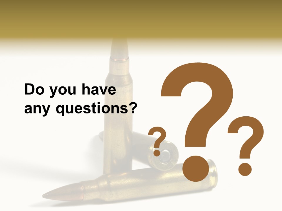 Missile Ball Calibre PowerPoint Template