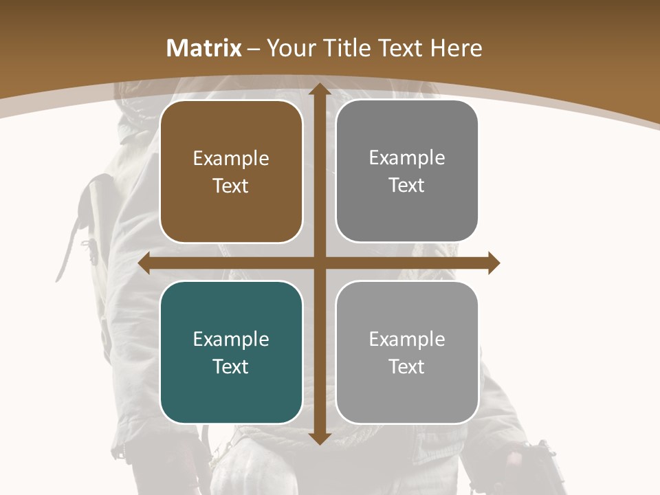 Mask Backpack Armageddon PowerPoint Template