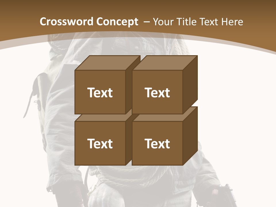 Mask Backpack Armageddon PowerPoint Template