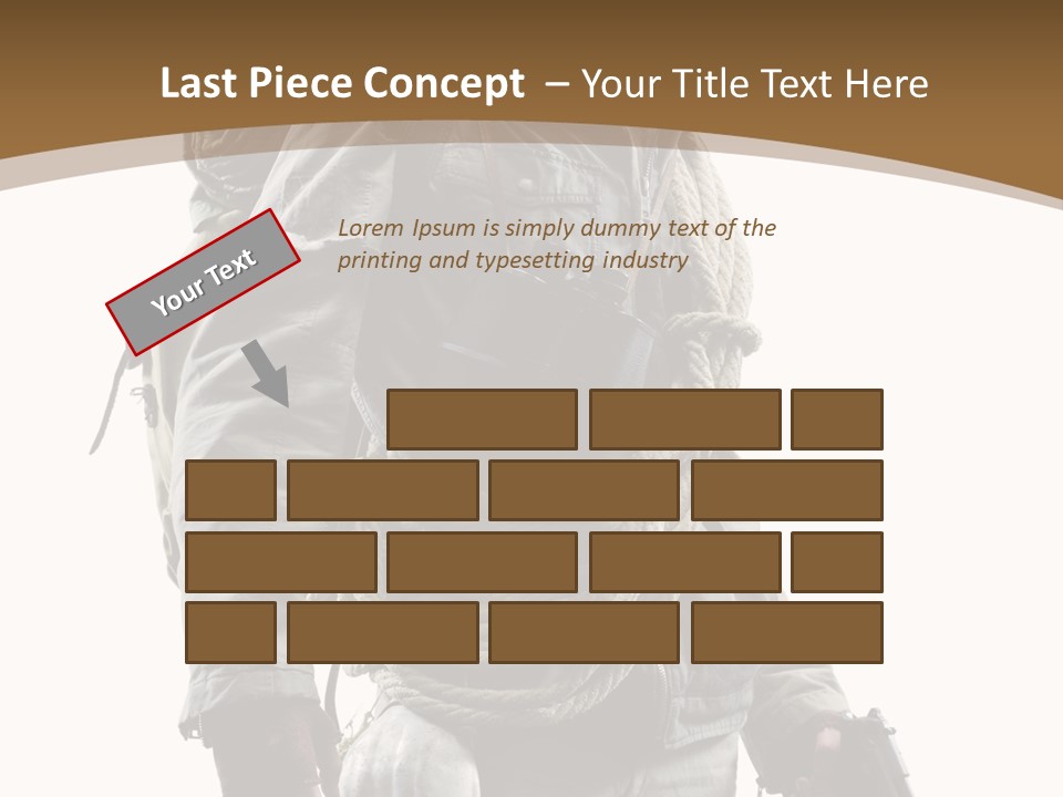 Mask Backpack Armageddon PowerPoint Template