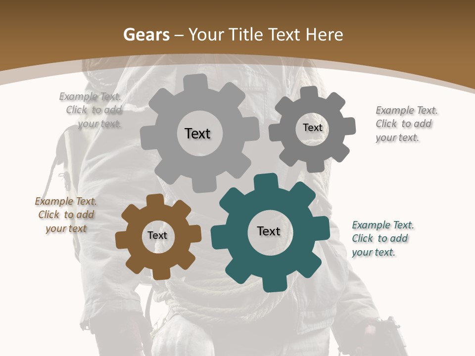 Mask Backpack Armageddon PowerPoint Template