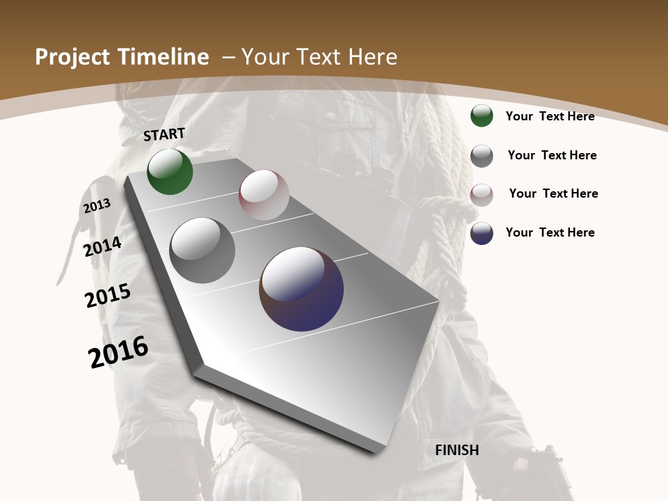 Mask Backpack Armageddon PowerPoint Template