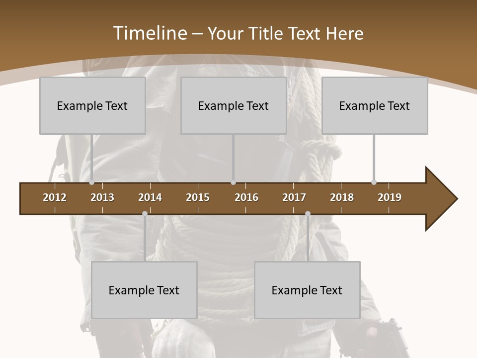 Mask Backpack Armageddon PowerPoint Template