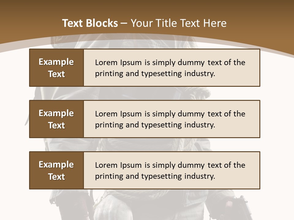 Mask Backpack Armageddon PowerPoint Template