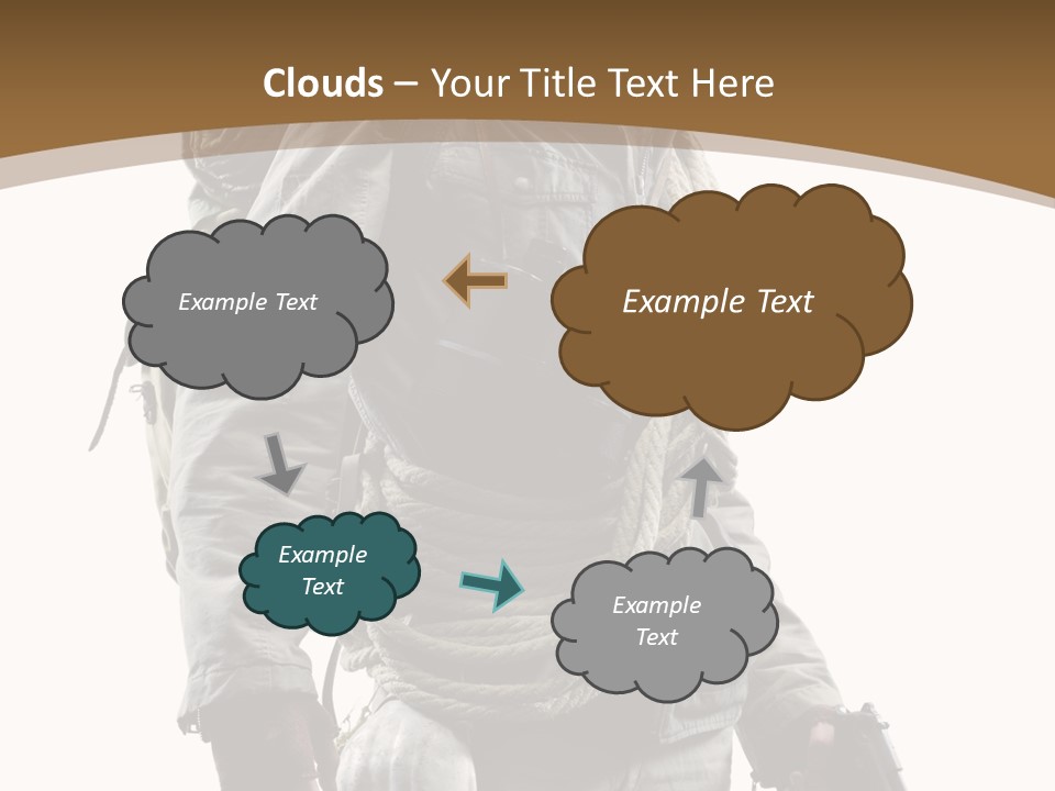 Mask Backpack Armageddon PowerPoint Template