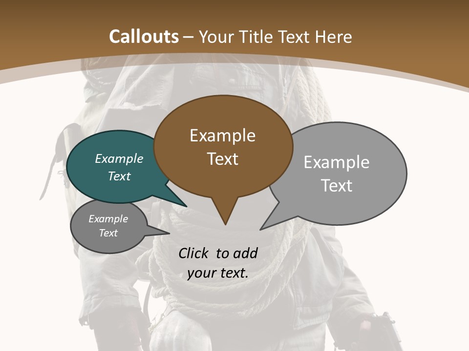 Mask Backpack Armageddon PowerPoint Template