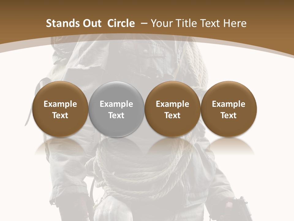 Mask Backpack Armageddon PowerPoint Template