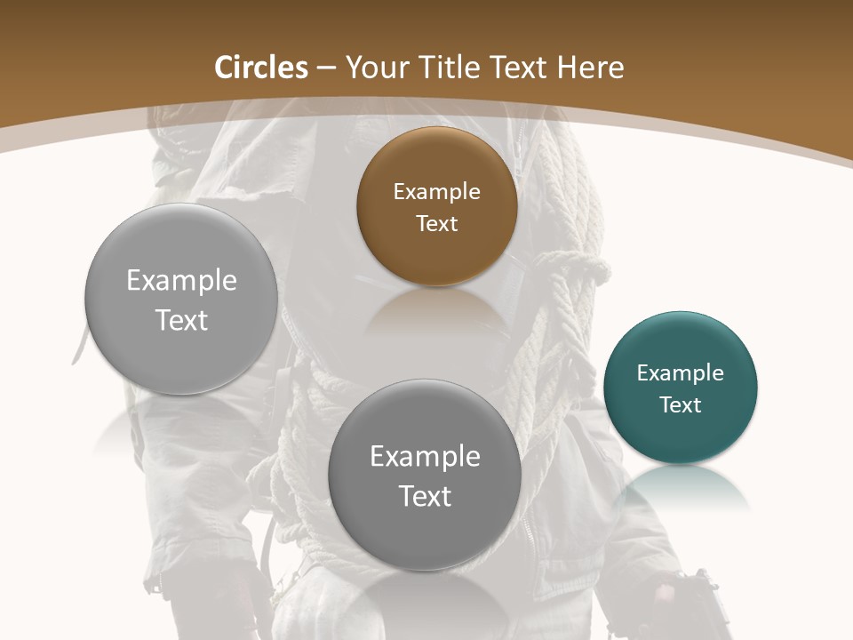 Mask Backpack Armageddon PowerPoint Template