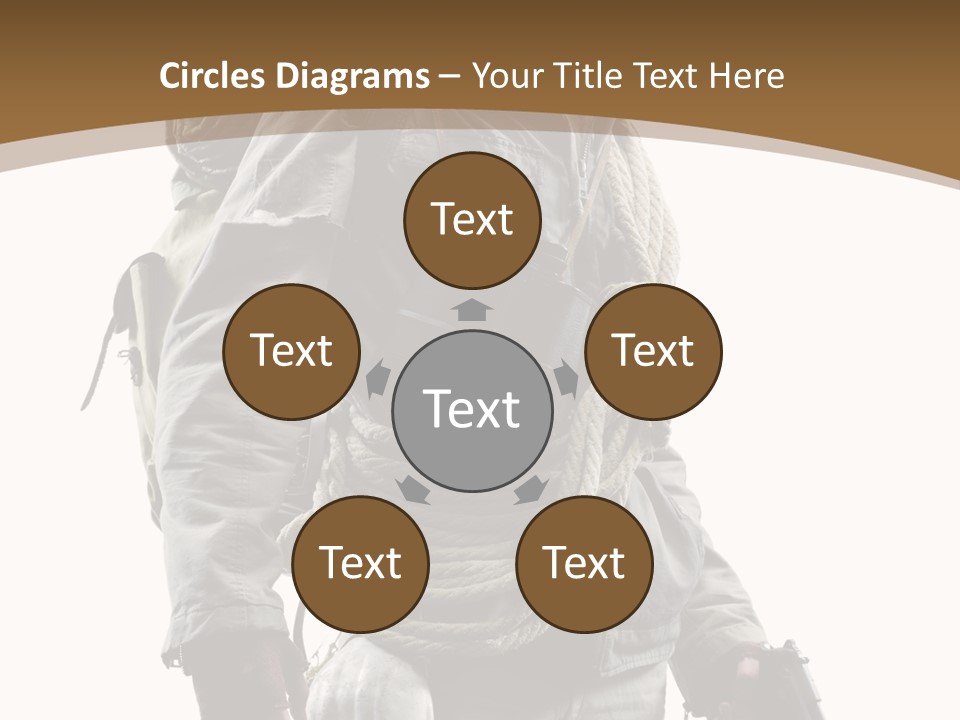 Mask Backpack Armageddon PowerPoint Template