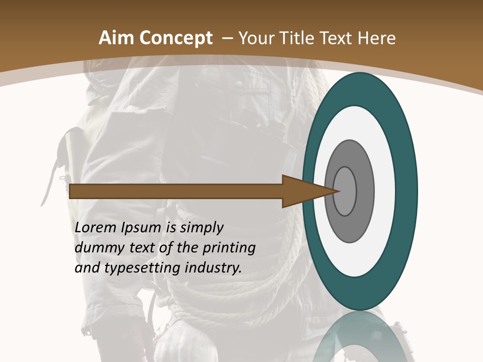 Mask Backpack Armageddon PowerPoint Template