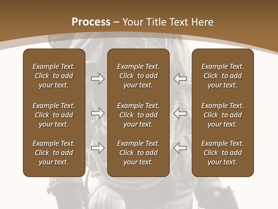 Mask Backpack Armageddon PowerPoint Template