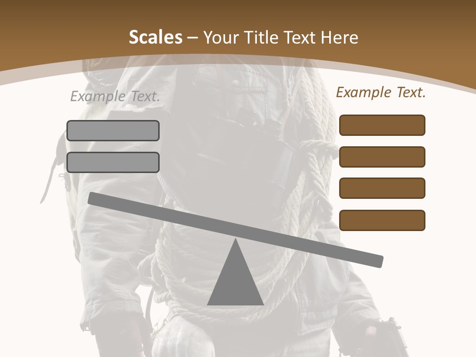 Mask Backpack Armageddon PowerPoint Template