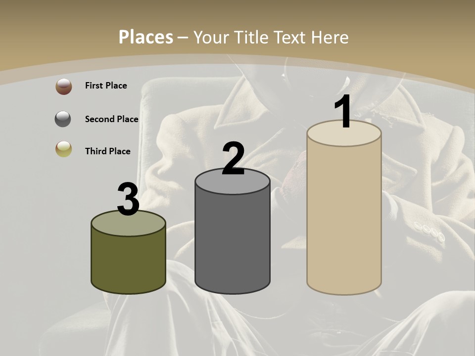 Aggressive Vertical Unrecognizable People PowerPoint Template