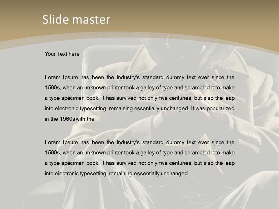 Aggressive Vertical Unrecognizable People PowerPoint Template