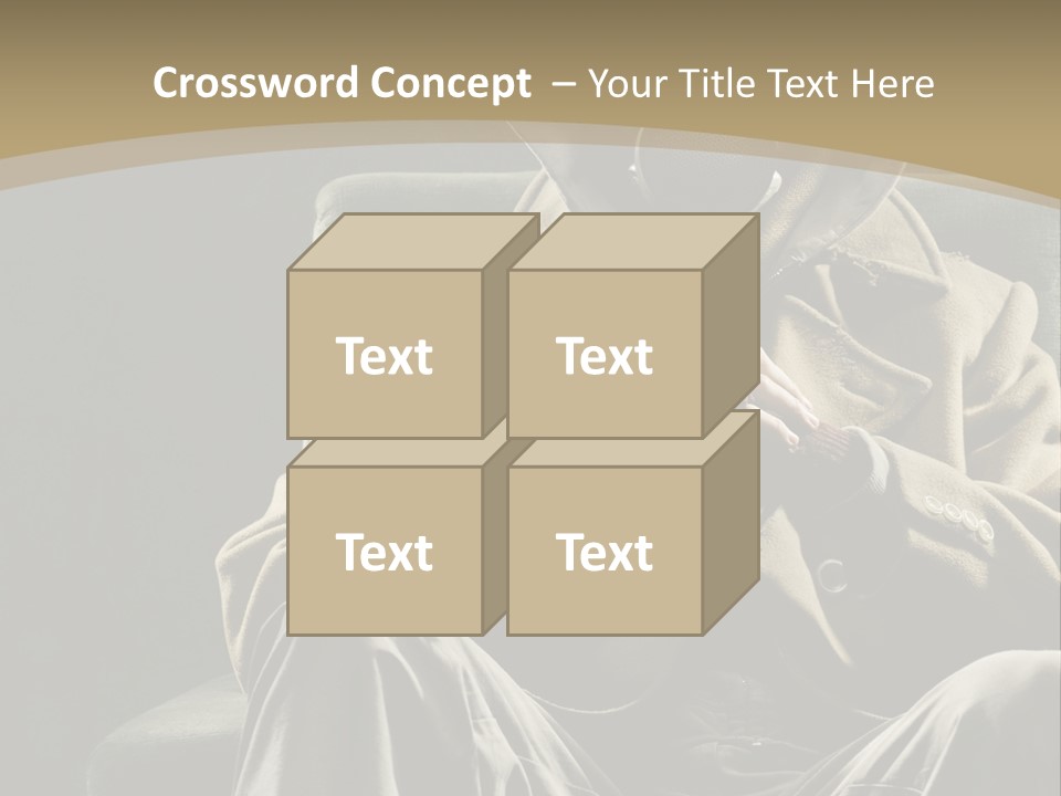 Aggressive Vertical Unrecognizable People PowerPoint Template