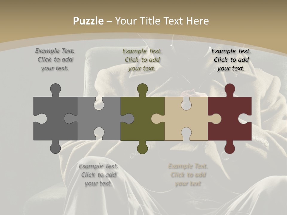 Aggressive Vertical Unrecognizable People PowerPoint Template