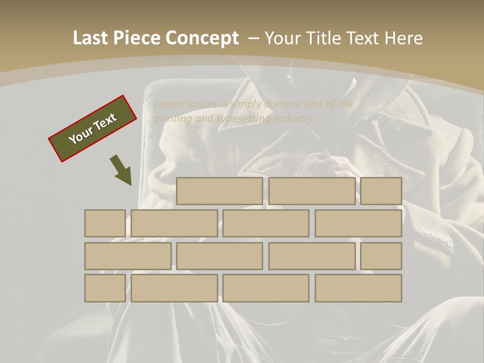 Aggressive Vertical Unrecognizable People PowerPoint Template