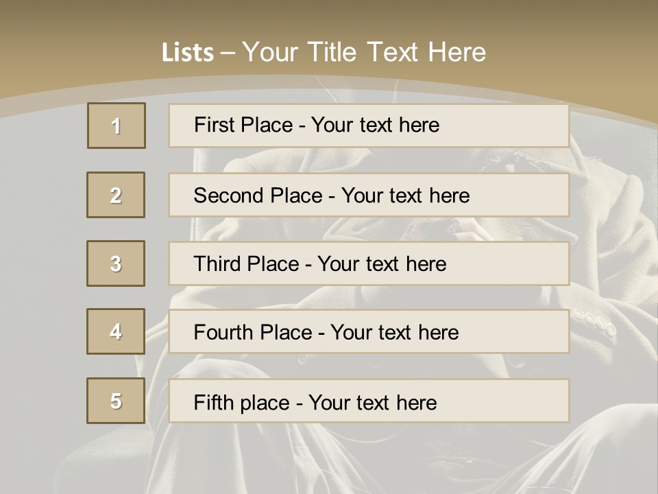 Aggressive Vertical Unrecognizable People PowerPoint Template