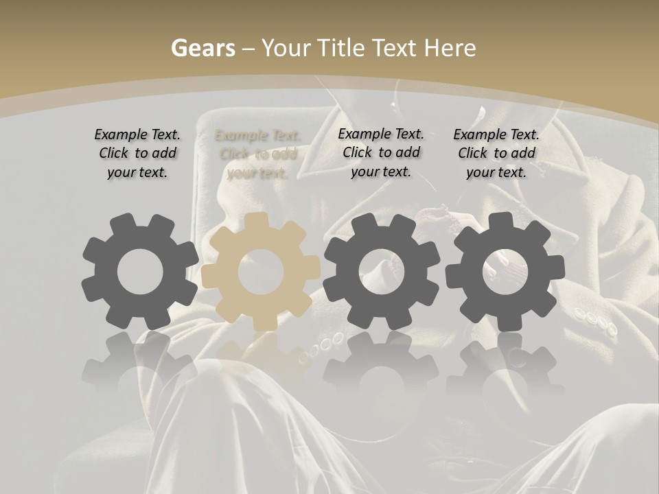 Aggressive Vertical Unrecognizable People PowerPoint Template