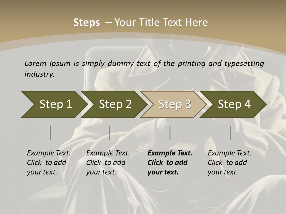 Aggressive Vertical Unrecognizable People PowerPoint Template