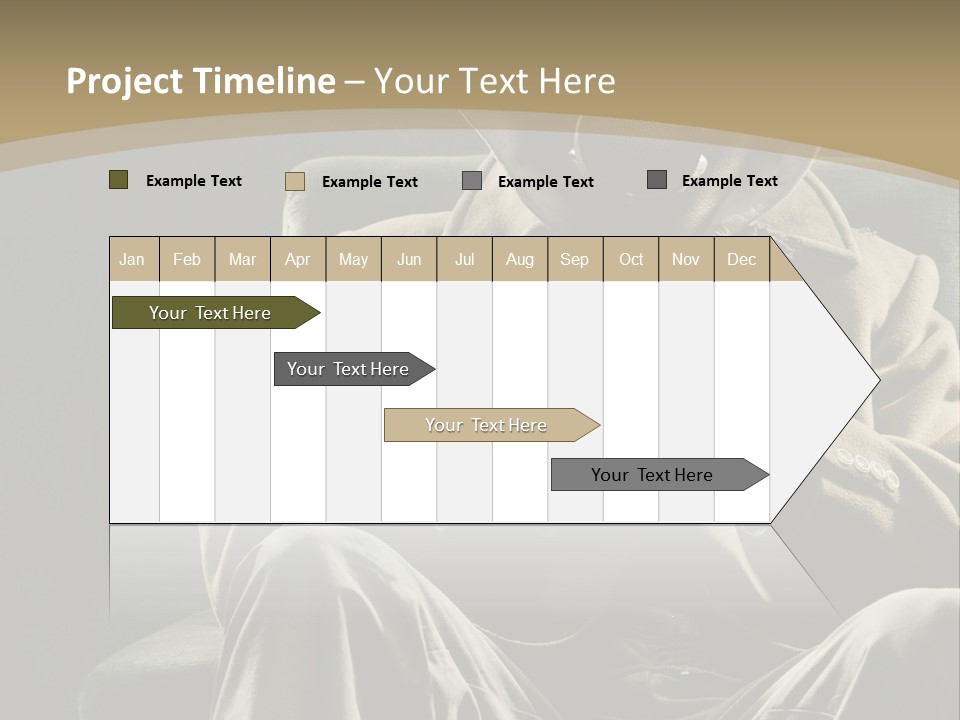 Aggressive Vertical Unrecognizable People PowerPoint Template