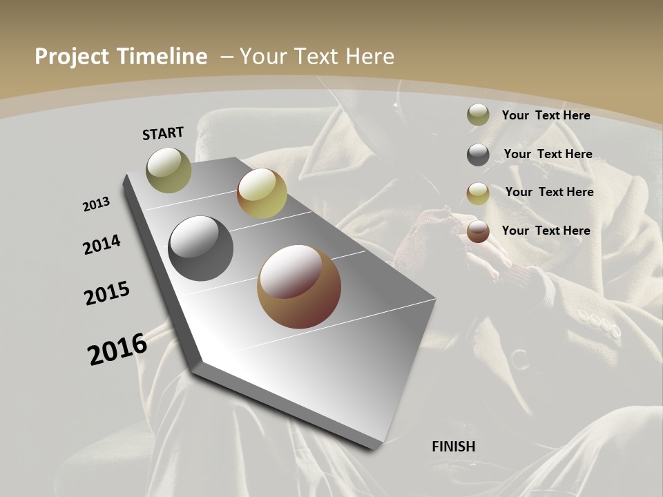 Aggressive Vertical Unrecognizable People PowerPoint Template