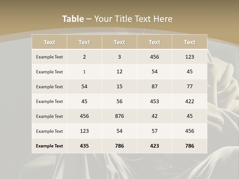 Aggressive Vertical Unrecognizable People PowerPoint Template