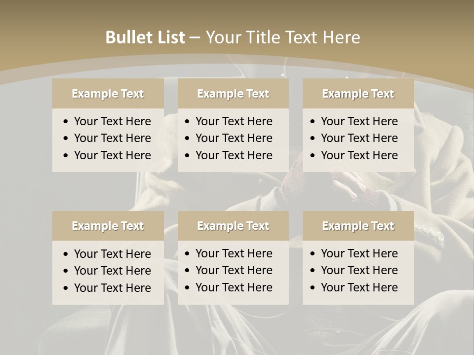 Aggressive Vertical Unrecognizable People PowerPoint Template