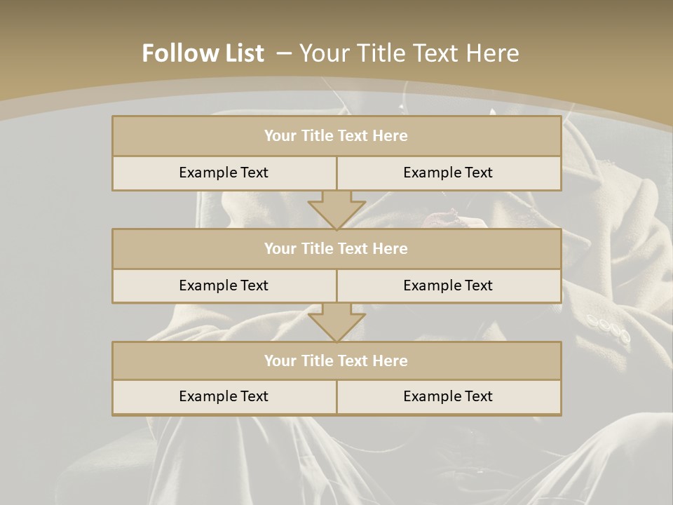 Aggressive Vertical Unrecognizable People PowerPoint Template