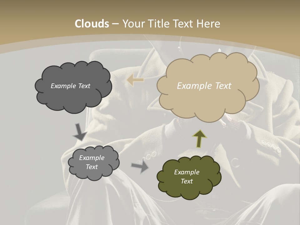 Aggressive Vertical Unrecognizable People PowerPoint Template