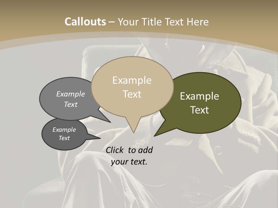 Aggressive Vertical Unrecognizable People PowerPoint Template