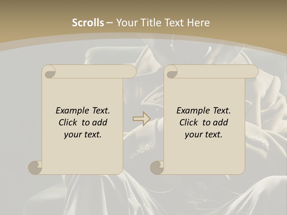 Aggressive Vertical Unrecognizable People PowerPoint Template