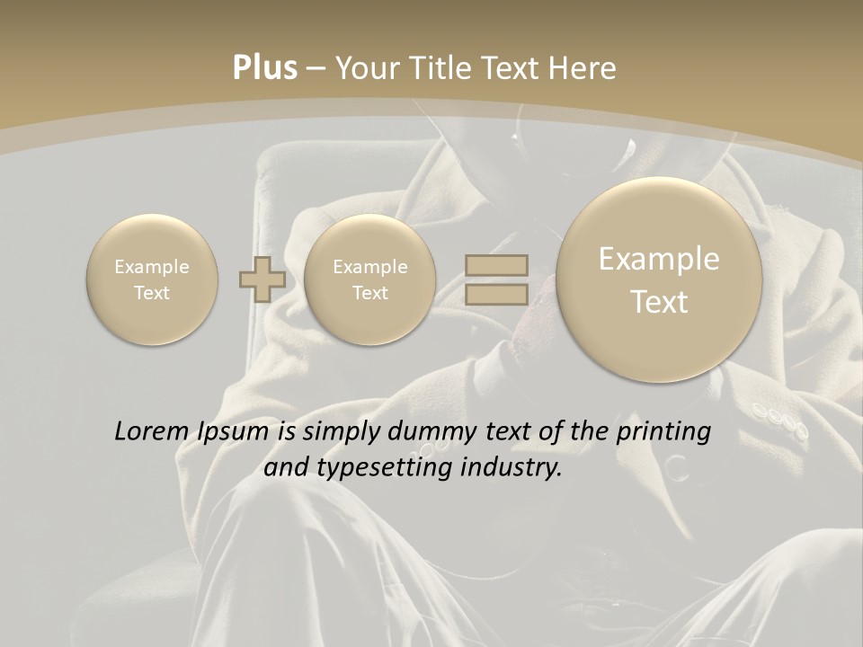 Aggressive Vertical Unrecognizable People PowerPoint Template