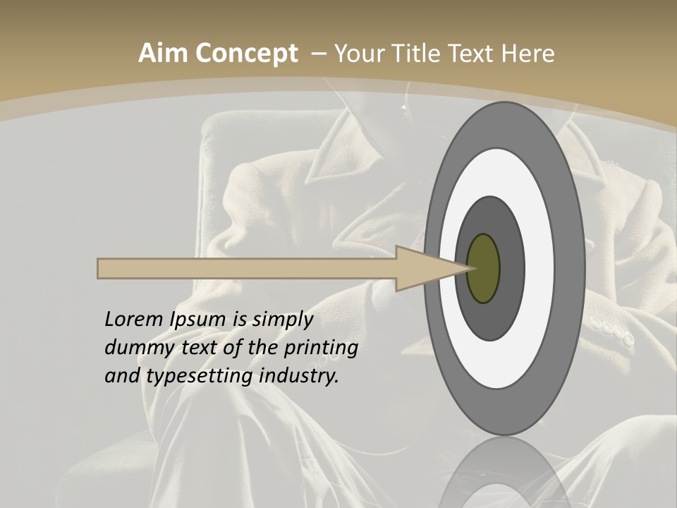 Aggressive Vertical Unrecognizable People PowerPoint Template