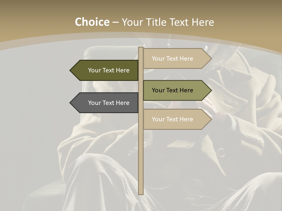 Aggressive Vertical Unrecognizable People PowerPoint Template