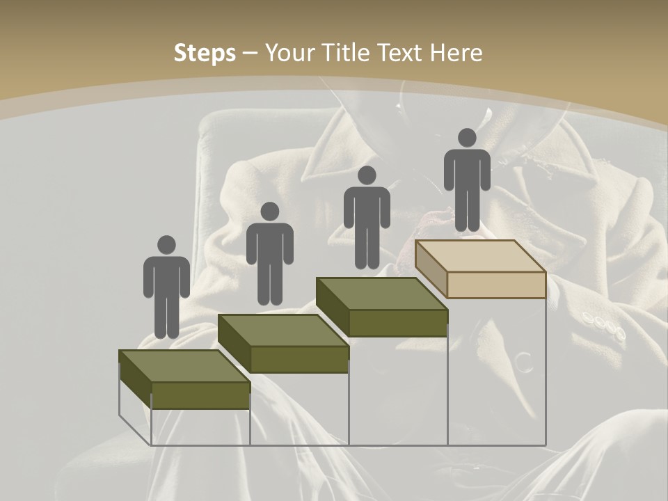 Aggressive Vertical Unrecognizable People PowerPoint Template